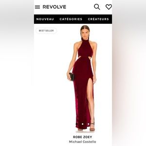 Michael Costello Best seller M Burgundy true size